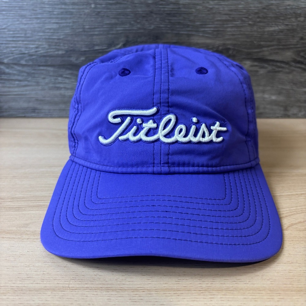 Titleist Hat Cap Strap Back Womens One Size Purple Golf Performance